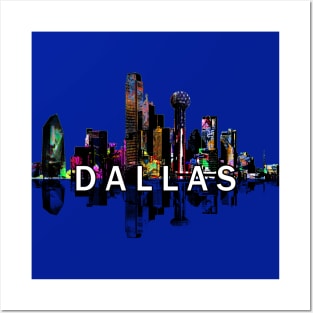 Dallas in graffiti Posters and Art